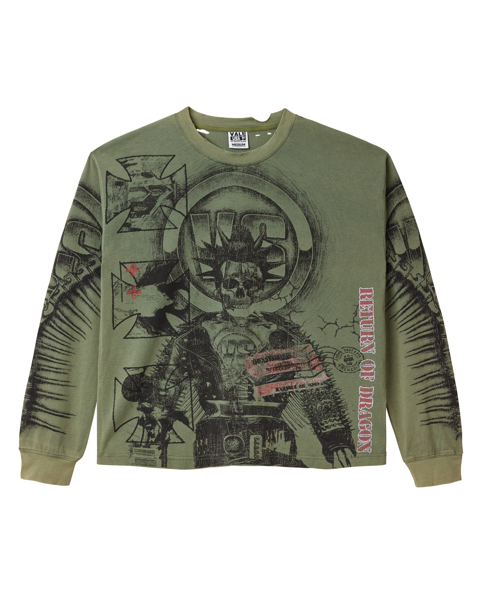 Vale Forever Reggie Green Longsleeve T-Shirt