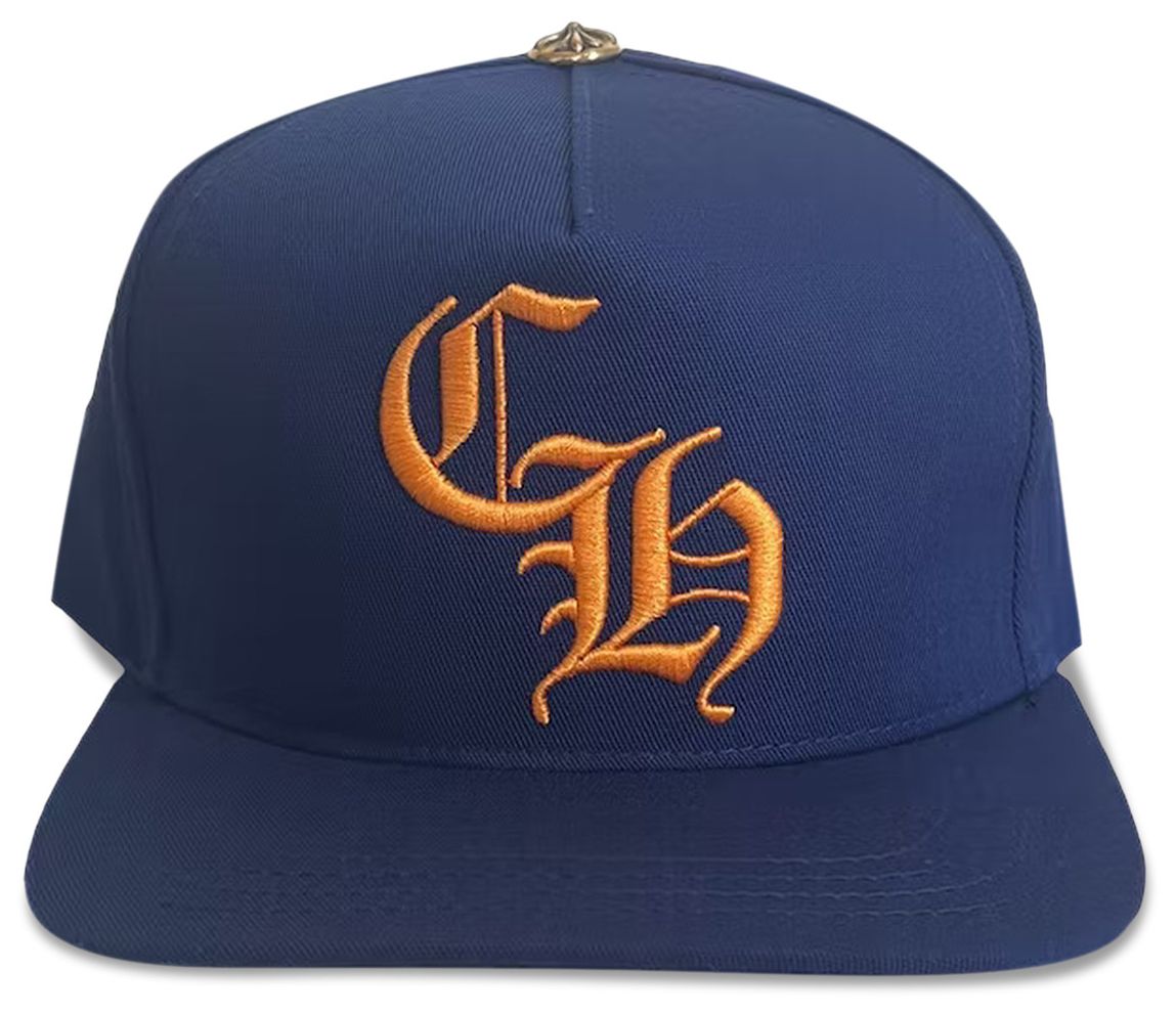 Chrome Hearts Blue Orange CH Logo Hat