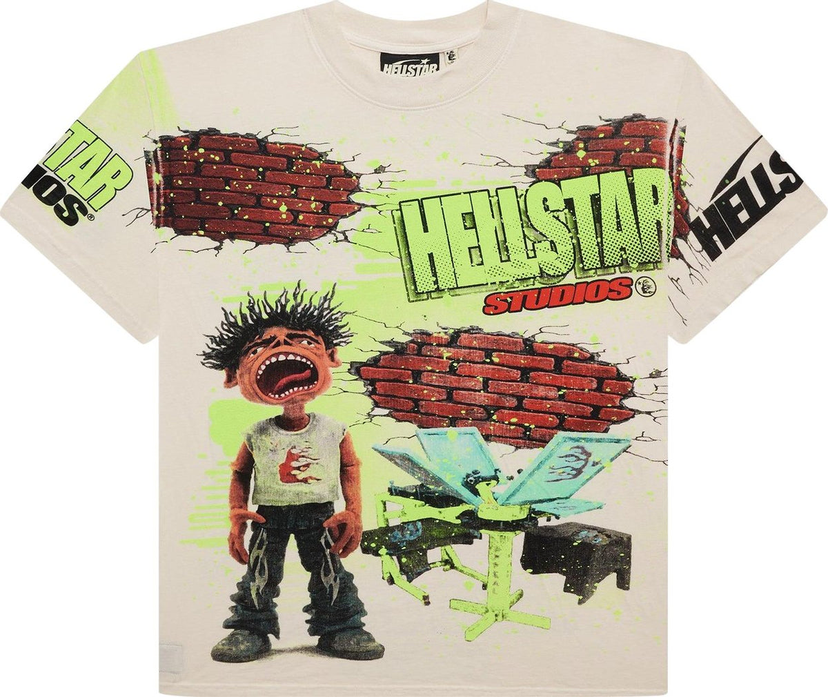 Hellstar Studios Brick Wall Tee White