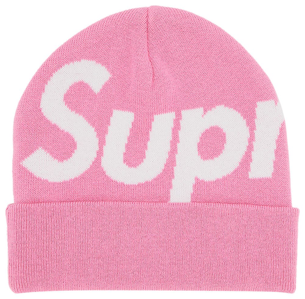 Supreme Big Logo Beanie (FW24) Pink