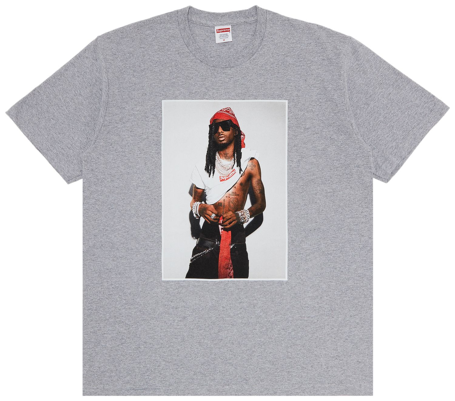 Supreme Photo Tee 迷彩 S playboi carti SUPREME FW25 PLAYBOI CARTI PHOTO TEE BLACK WHITE PURPLE RED