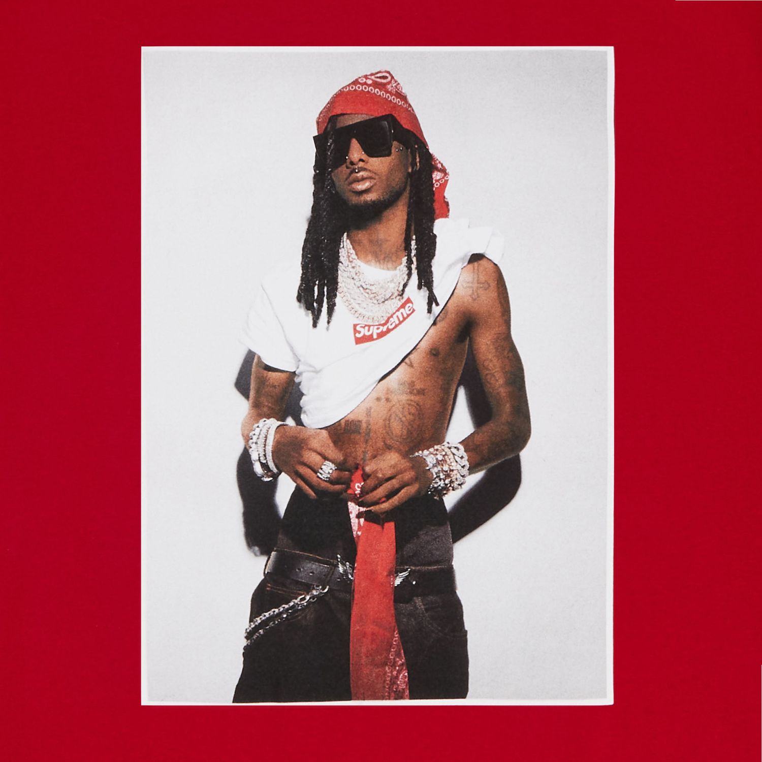 Supreme Playboi Carti Tee Red