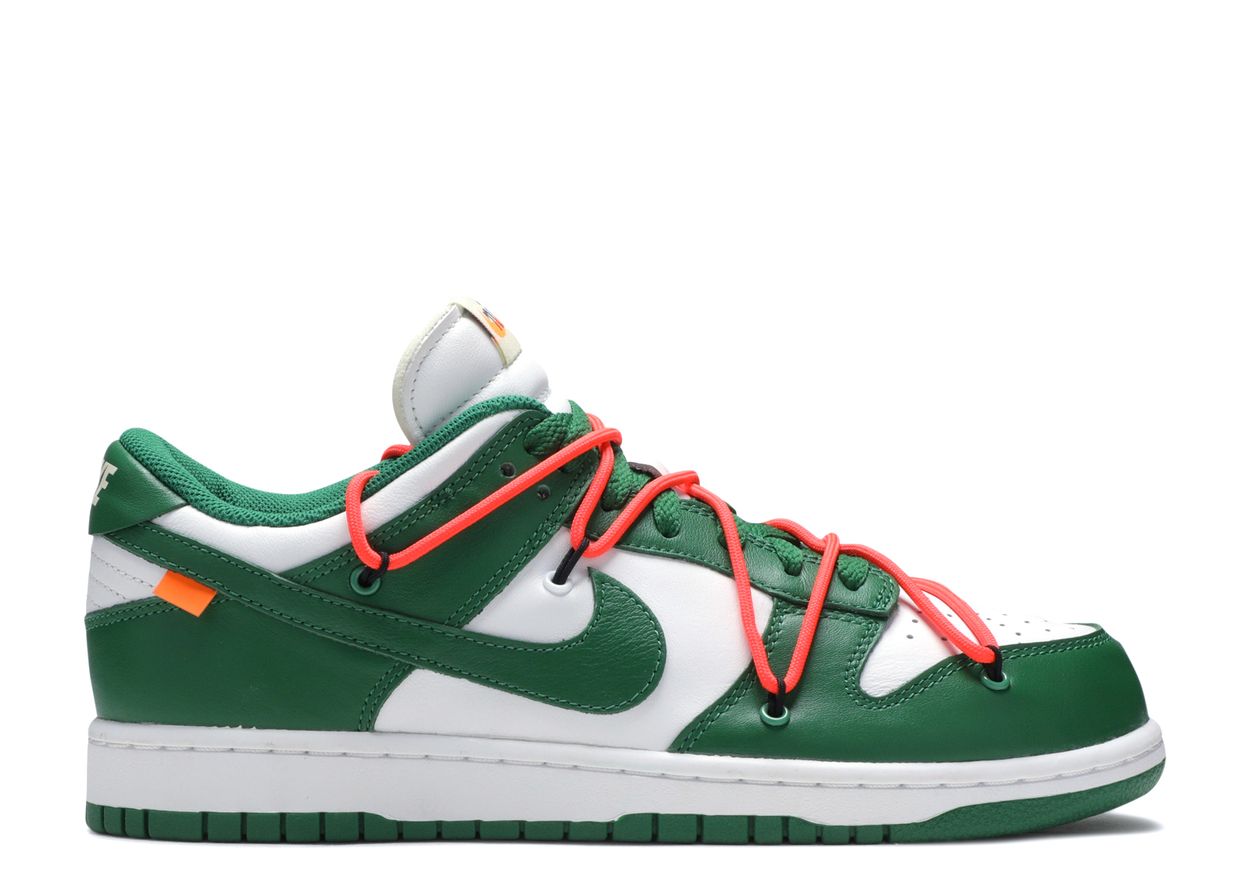 Nike Dunk Low Off-White Pine Green (Pre-Owned)