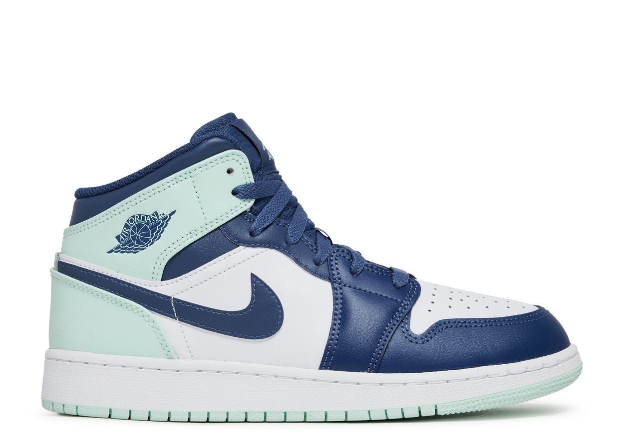 Air Jordan 1 Mid Mystic Navy Mint Foam (GS)