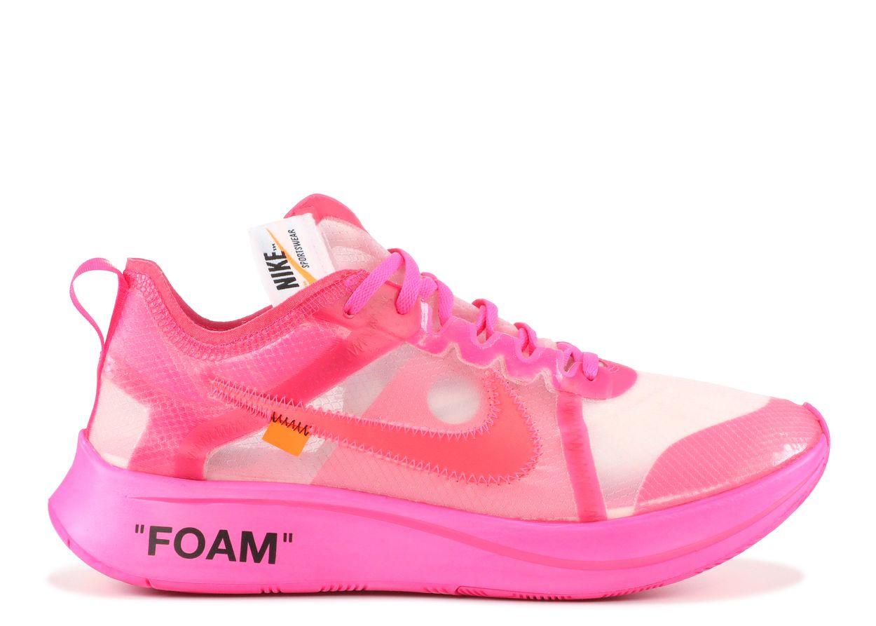 Nike Zoom Fly Off-White Pink (Pre-Owned)