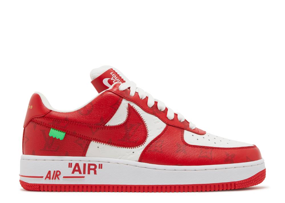 LV AIR FORCE ONE LOW "WHITE/ RED" SIZE 8M