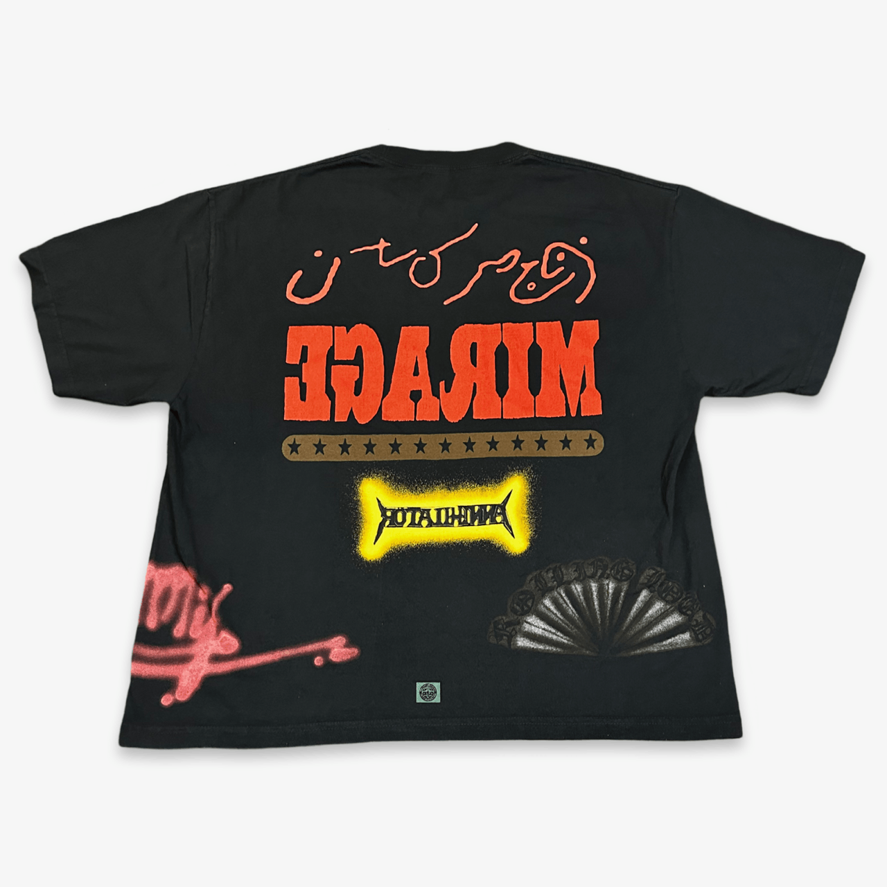 Travis Scott Miami Rolling Loud Mirage Black Tee