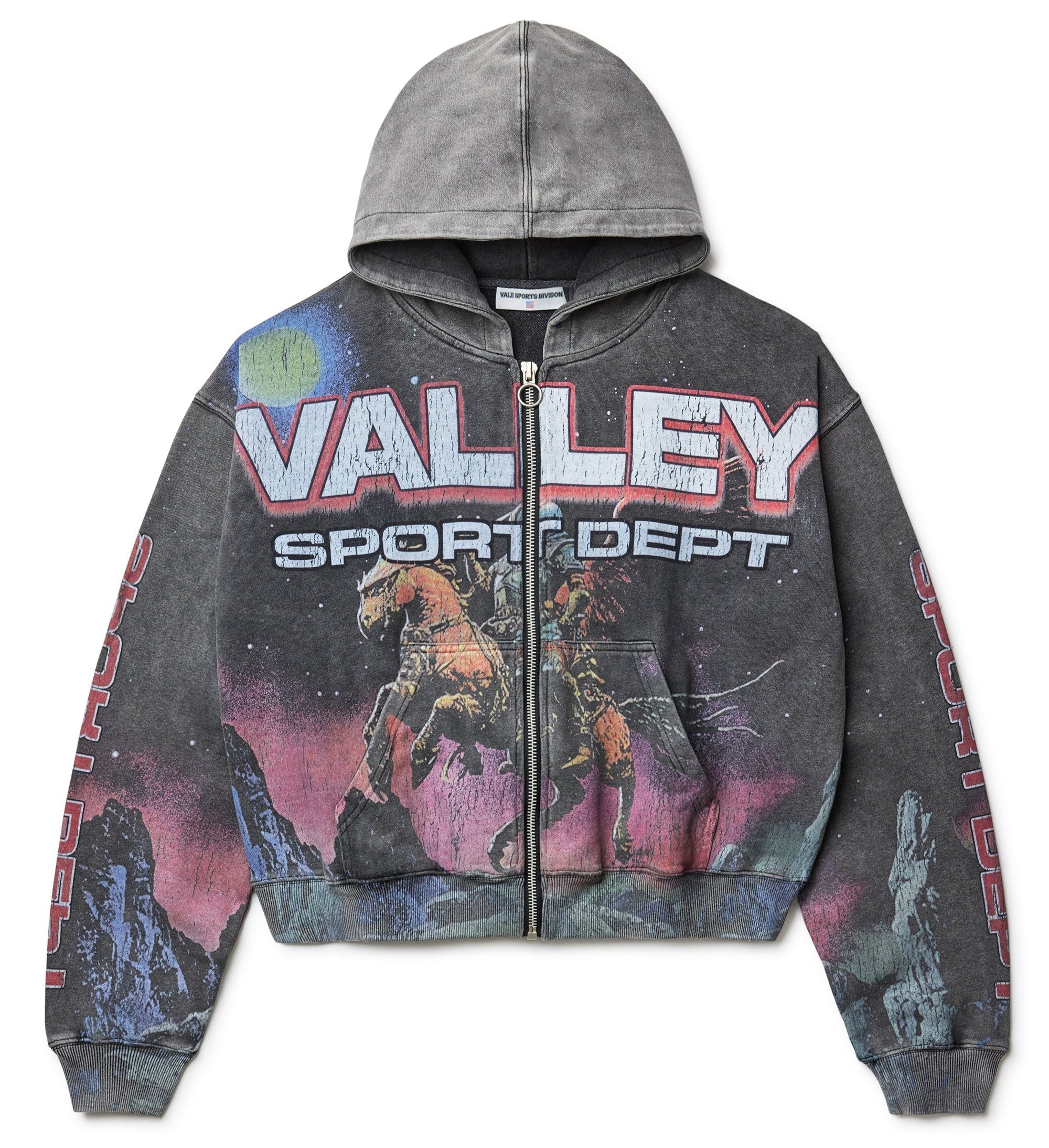 Vale Forever Neptune Zip Up Hoodie Black