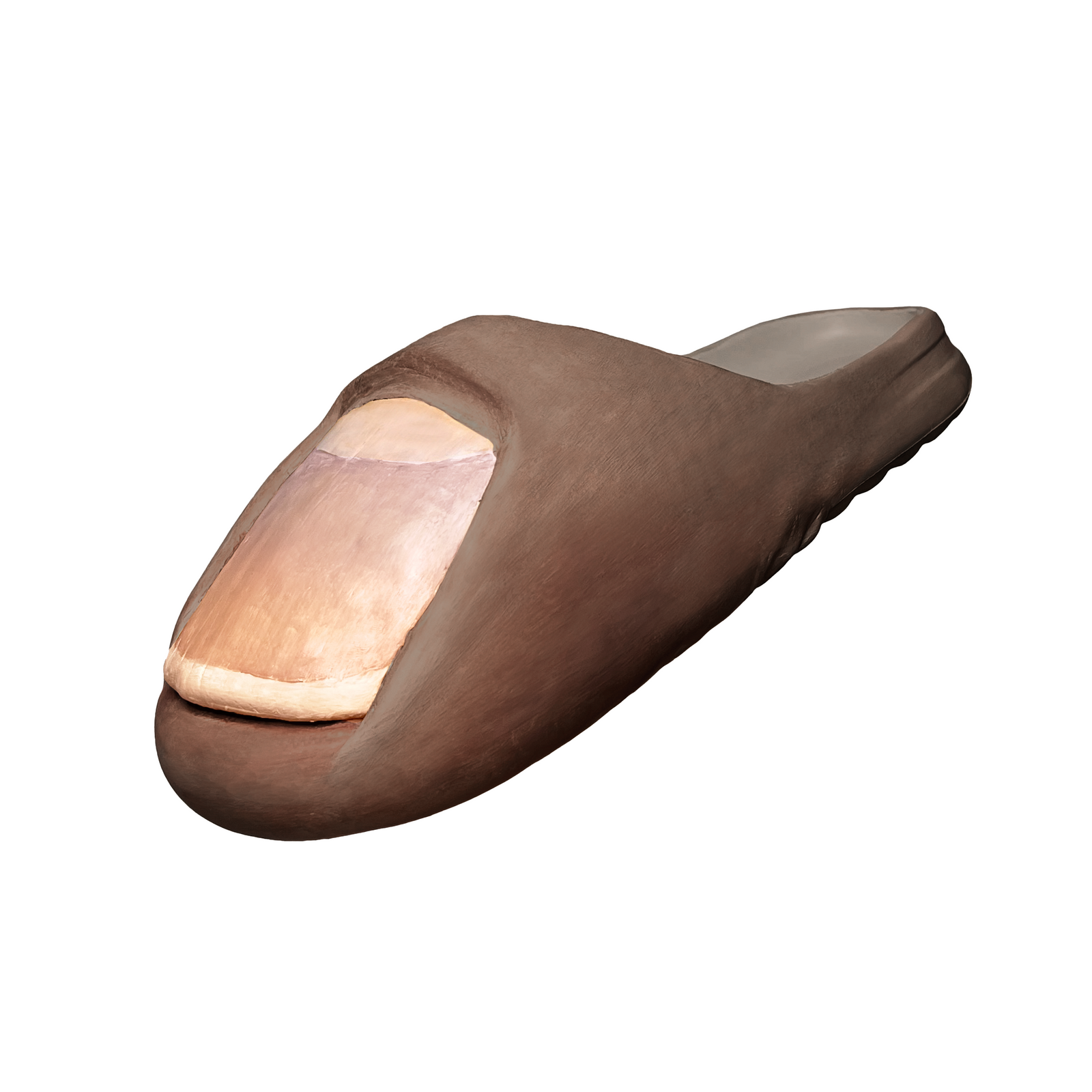 Bravest Studios Brown Toe Slides