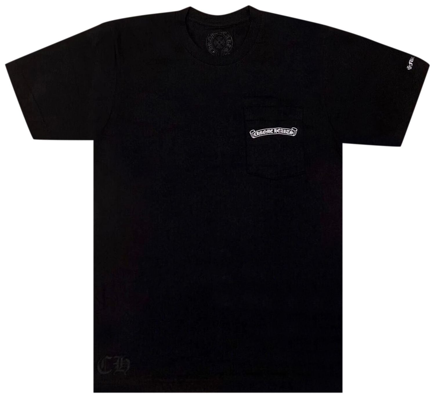 Chrome Hearts Scroll Logo T-Shirt Black