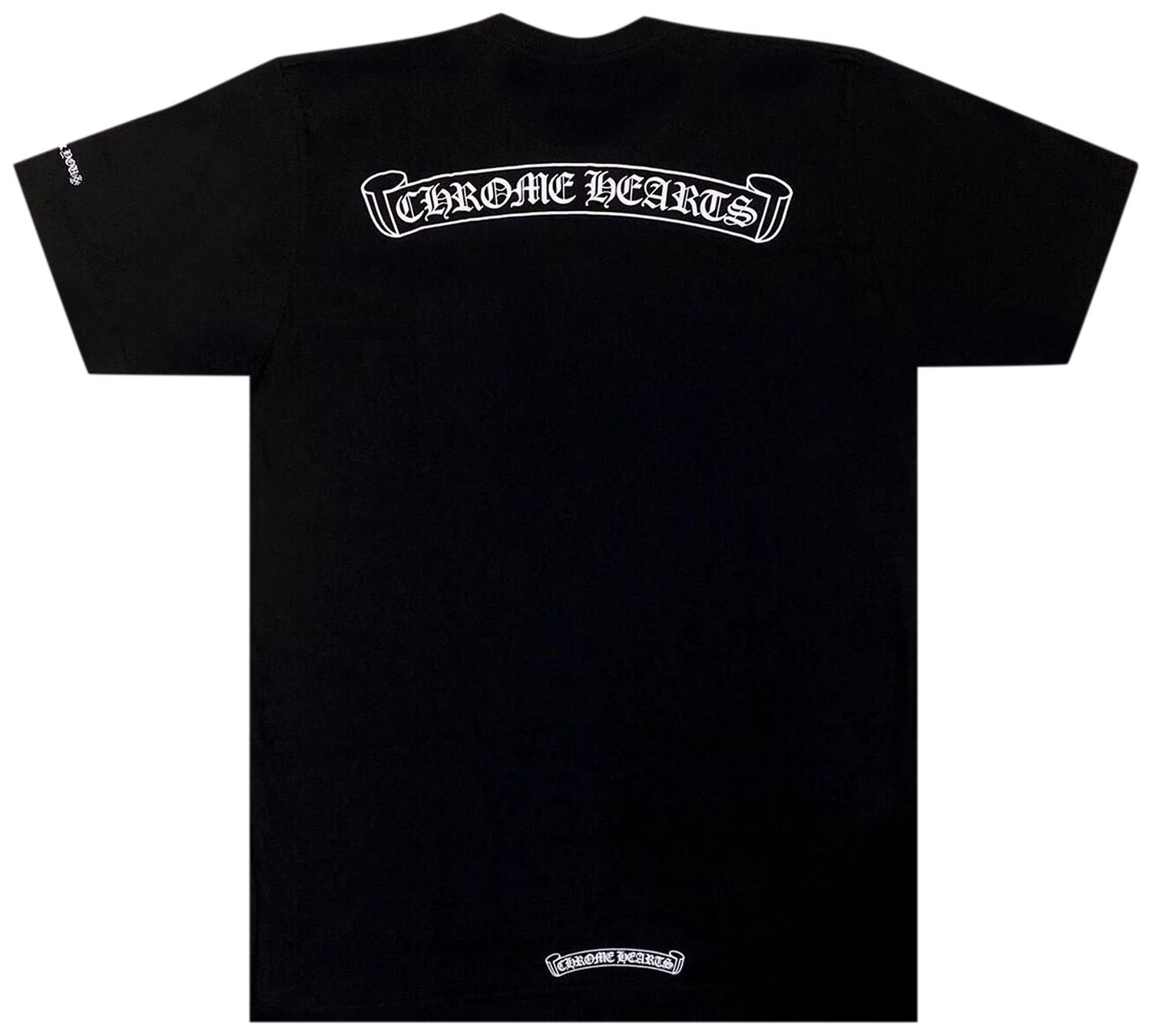 Chrome Hearts Scroll Logo T-Shirt Black