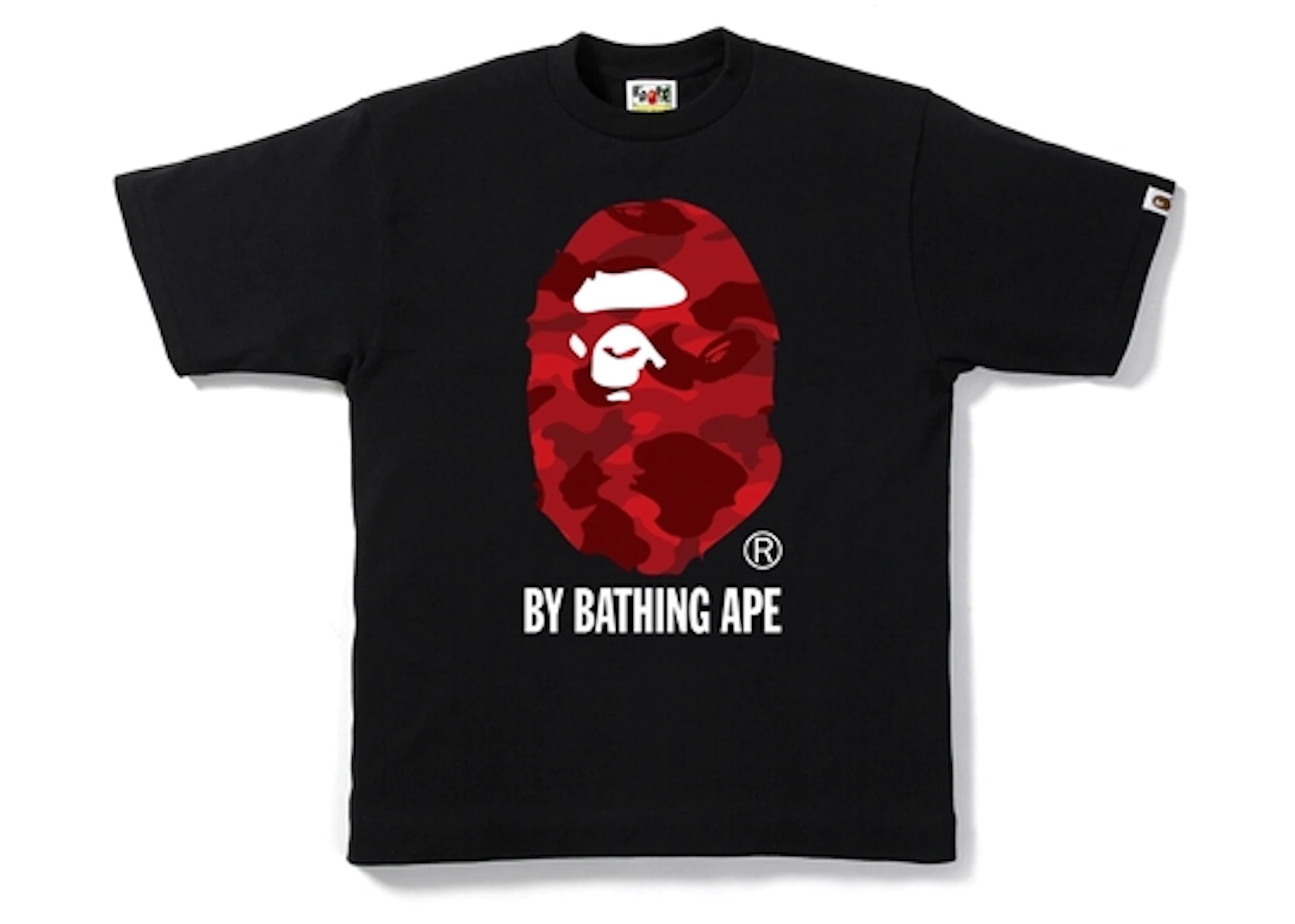 Bape Color Camo By Bathing Tee Black/Red