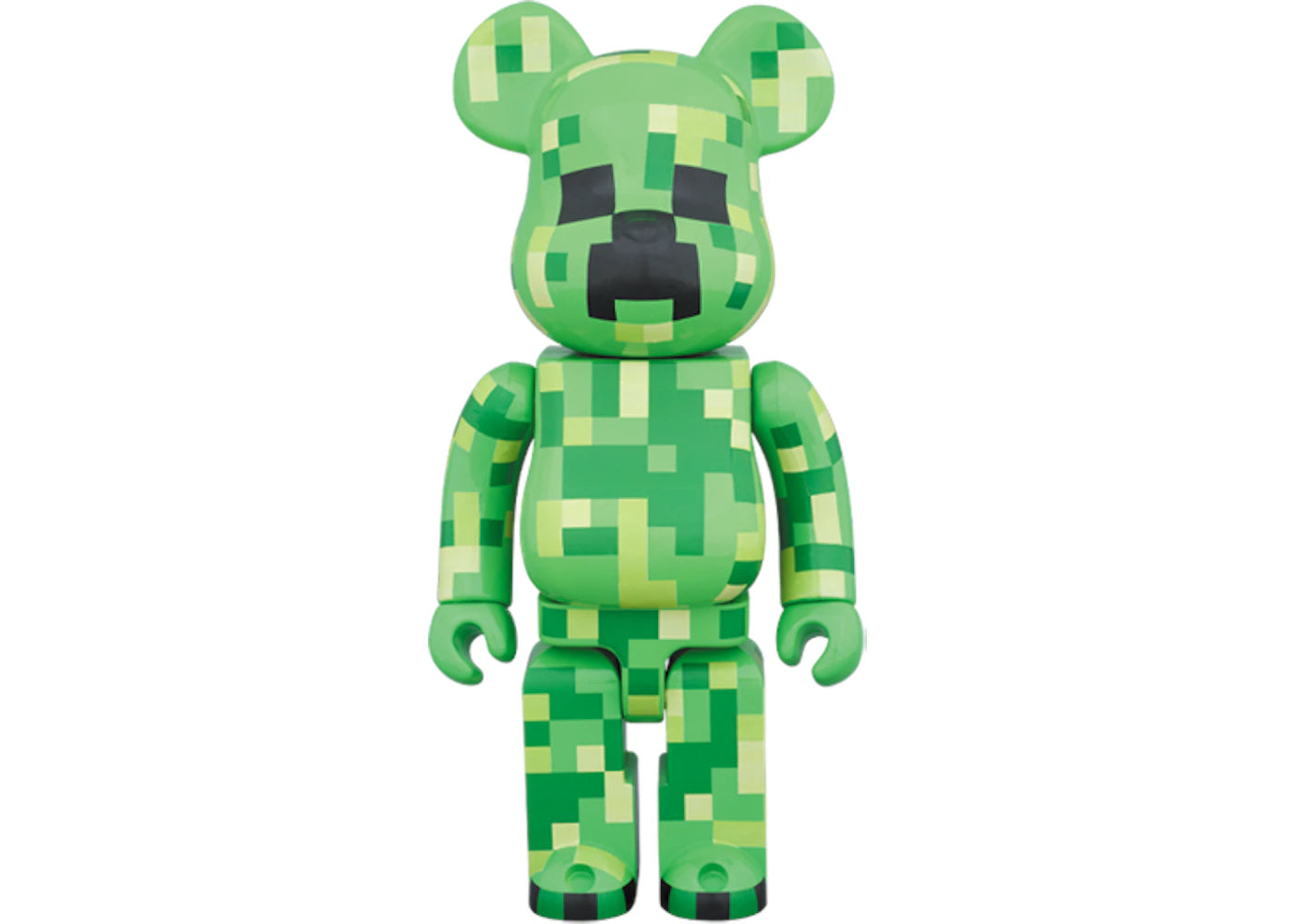 Bearbrick Minecraft Creeper 400% Green