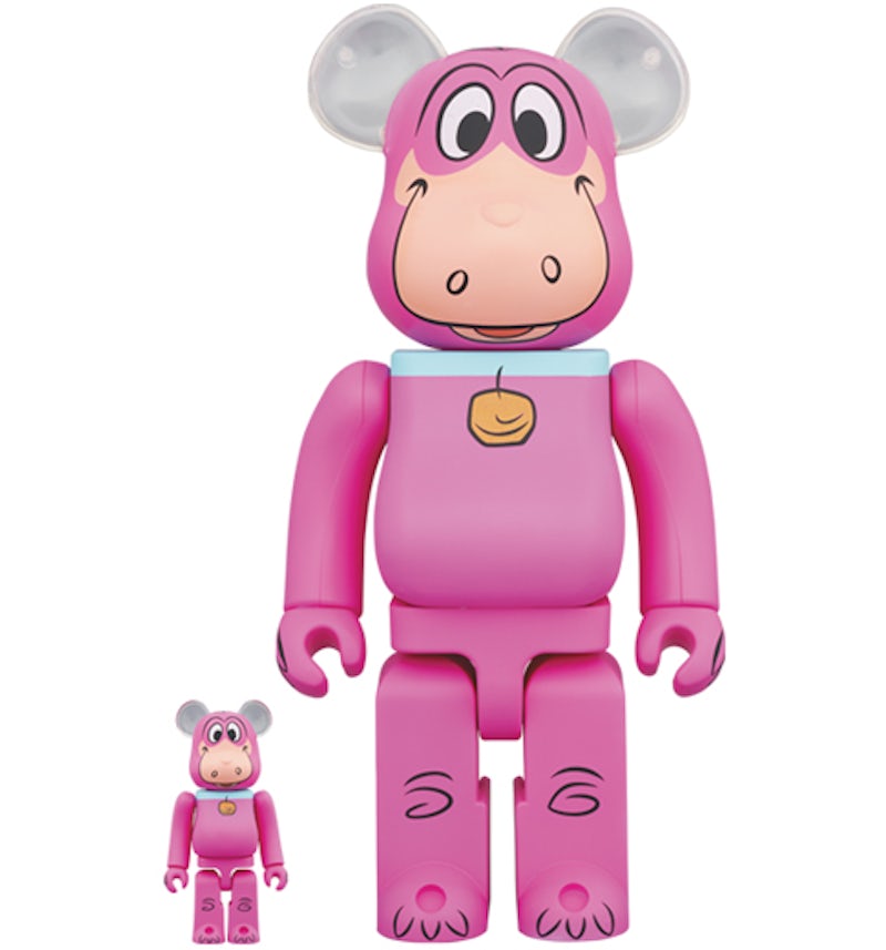 Bearbrick x The Flintstones Dino 100% & 400% Set