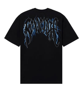 Revenge Blue Lightning Arch Logo Tee