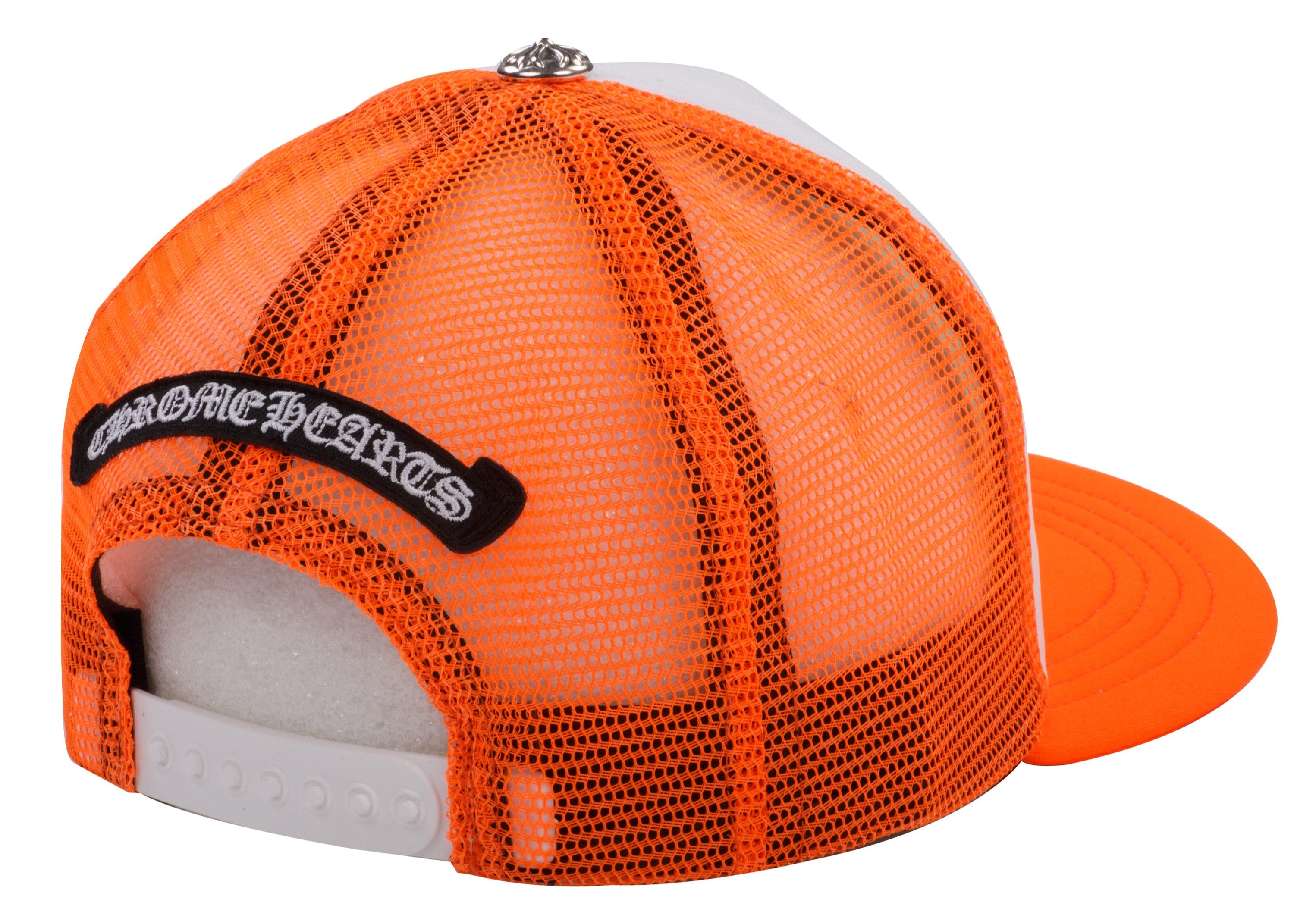 Chrome Hearts Art Basel Triple Cross Trucker Orange