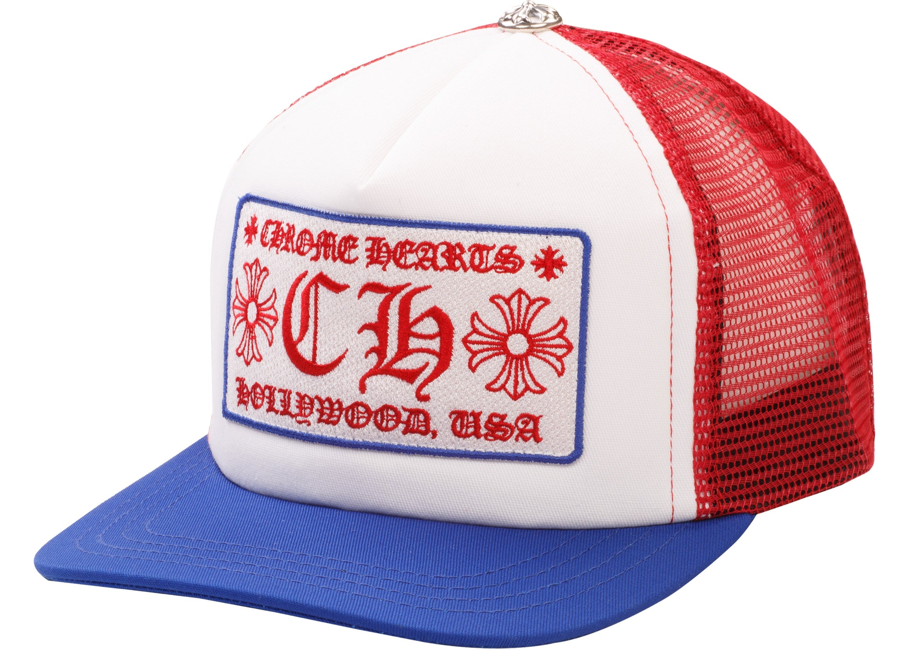 Chrome Hearts Trucker Hat Blue/Red/White