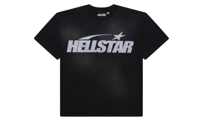 Hellstar Classic Logo Glitter T-Shirt Black