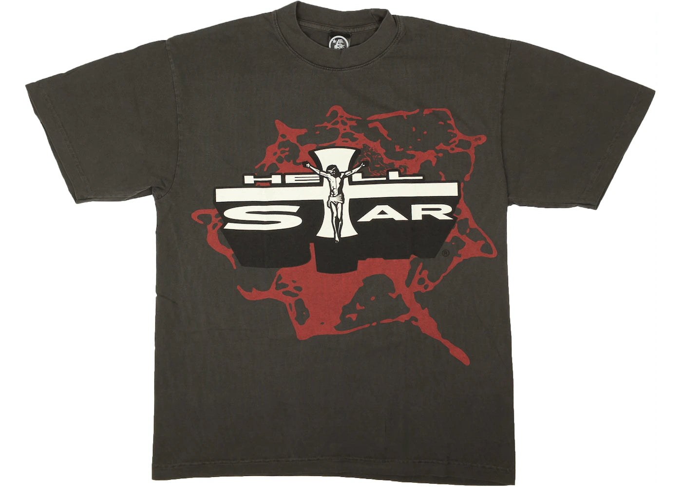 Hellstar Jesus Emblem T-Shirt Black