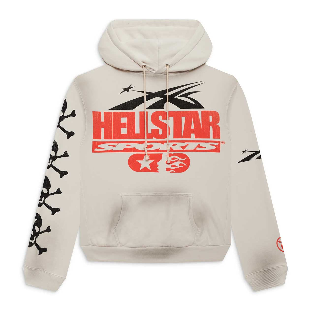 Hellstar If You Dont Like Us Beat Us Hoodie White