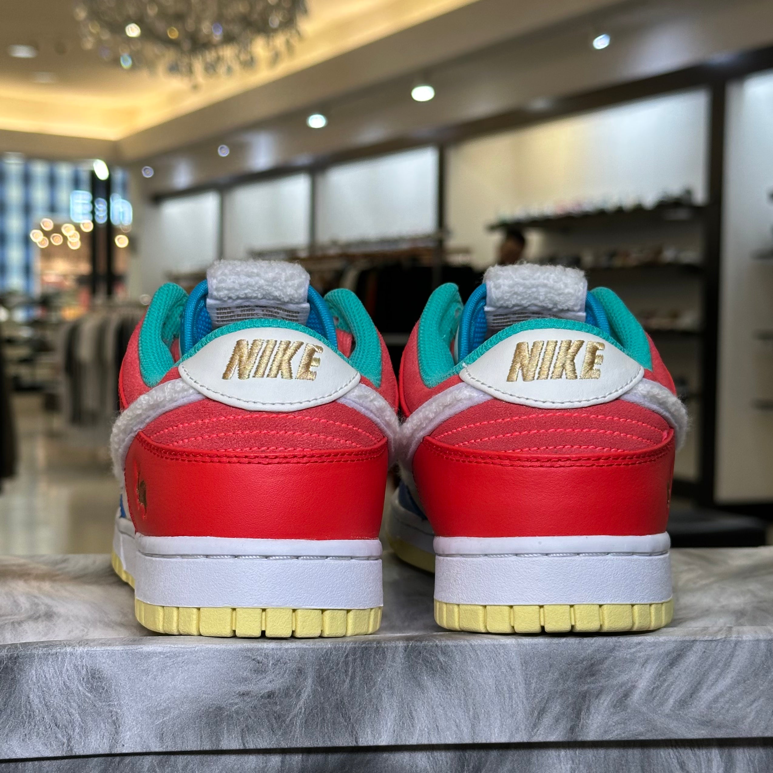 Nike Dunk Low Retro PRM Year of the Rabbit Blue Orange Cream (Pre-Owned)