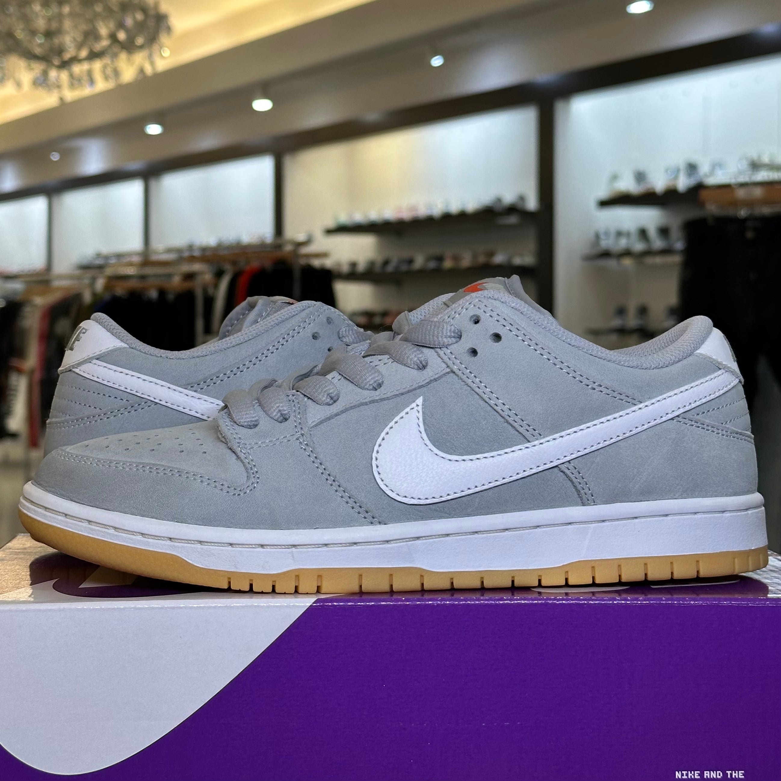 Nike SB Dunk Low Pro ISO Orange Label Wolf Grey Gum (Pre-Owned)