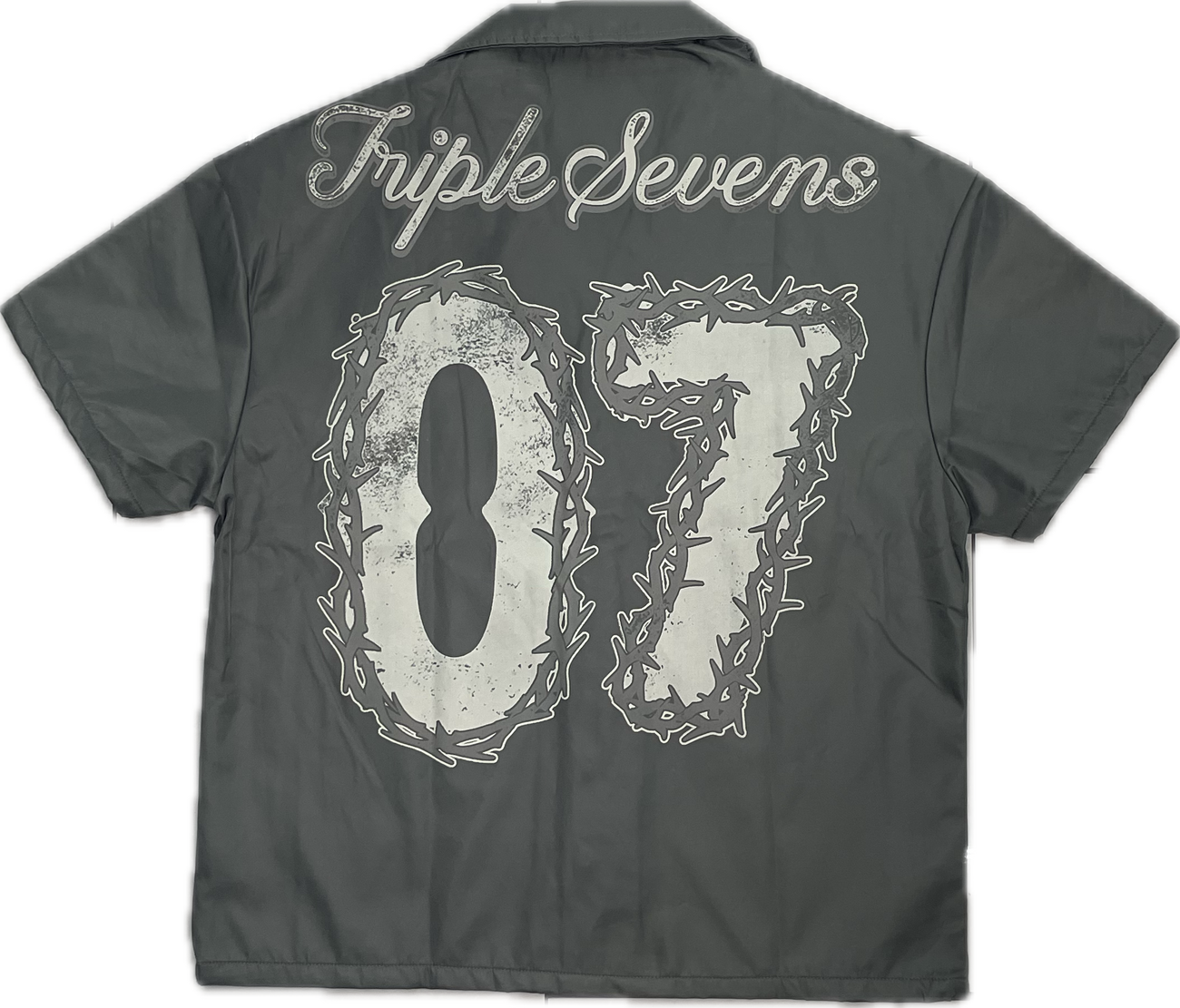 777 Nylon Top Grey