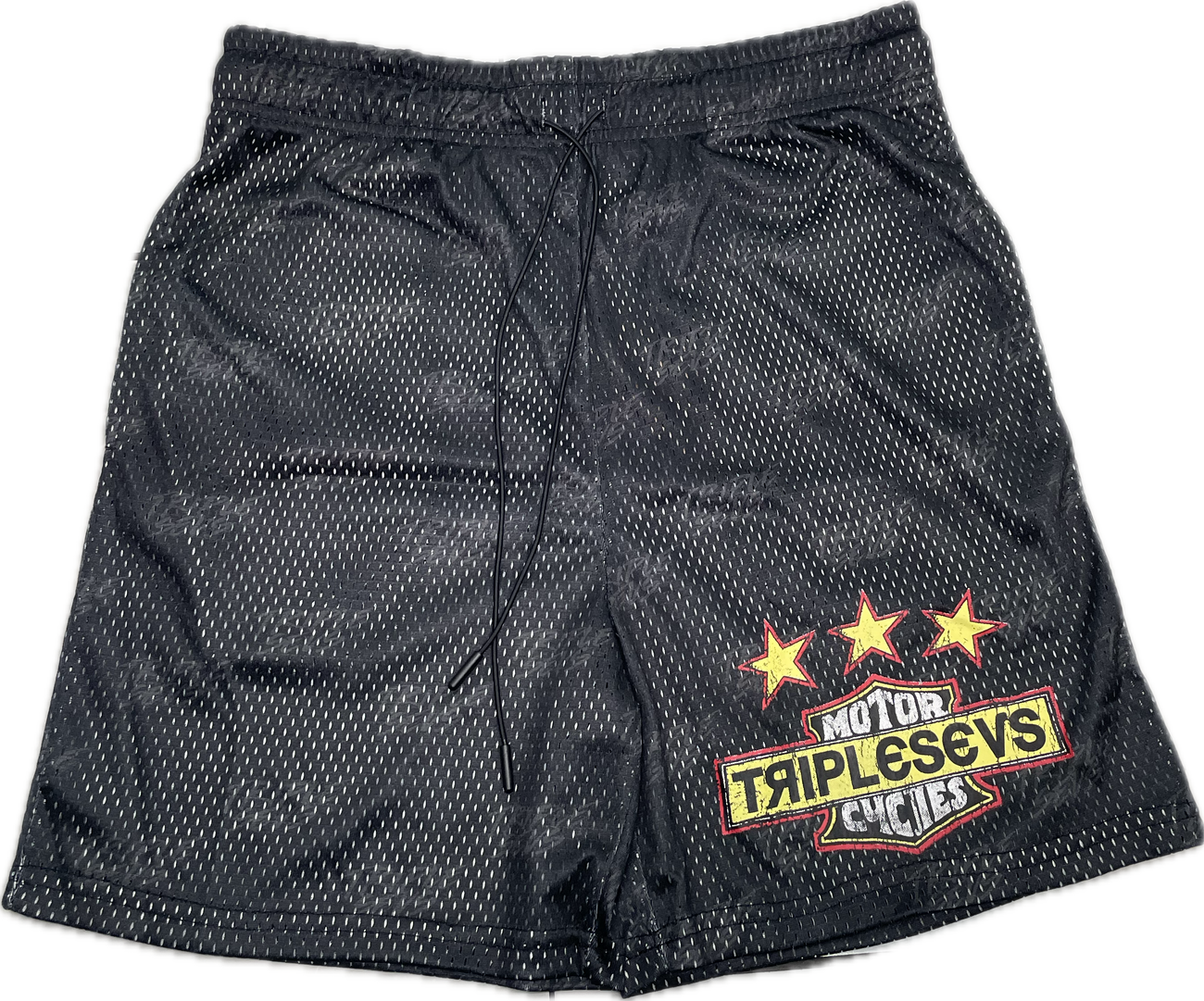 777 Mesh Shorts Black