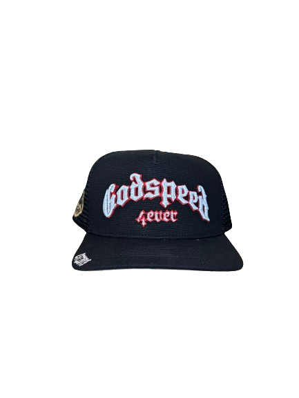 Godspeed GS Forever Trucker Hat Grey/Red/Black
