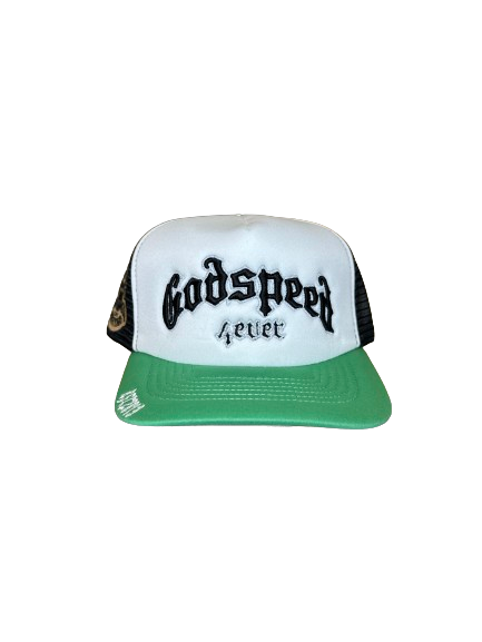 Godspeed GS Forever Trucker Hat White/Green/Black