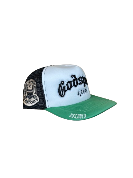 Godspeed GS Forever Trucker Hat White/Green/Black