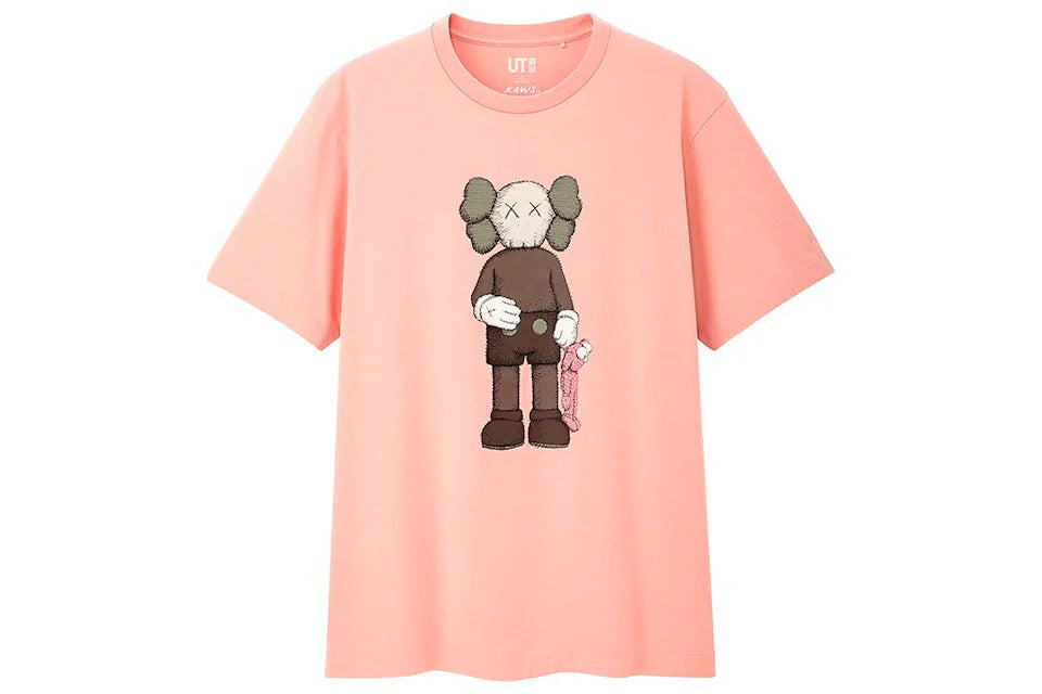 KAWS x Uniqlo Companion Tee Pink