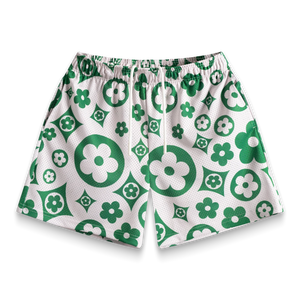 Bravest Studios Cream Flower Shorts