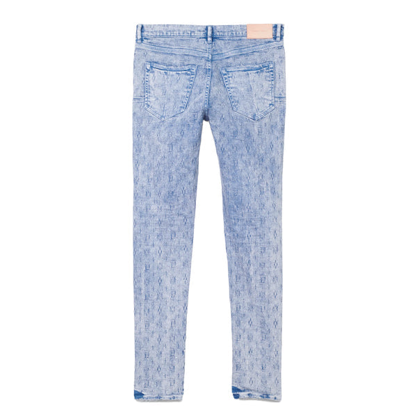 Purple Brand Allure-Jacquard Monogram Denim Jeans