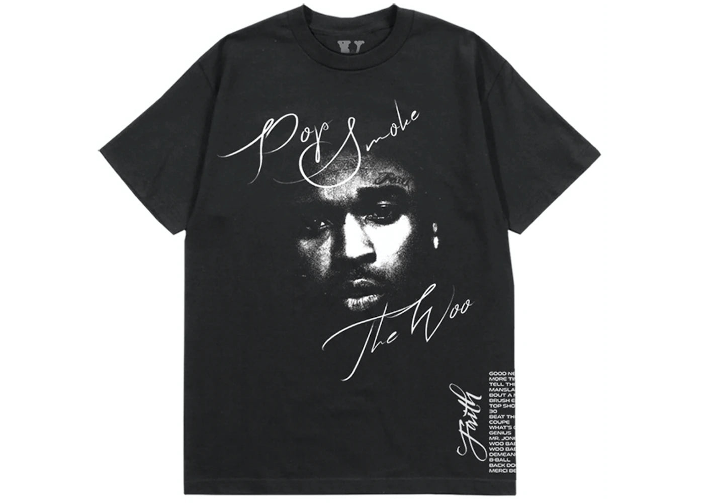 Vlone X Pop Smoke Faith T-shirt