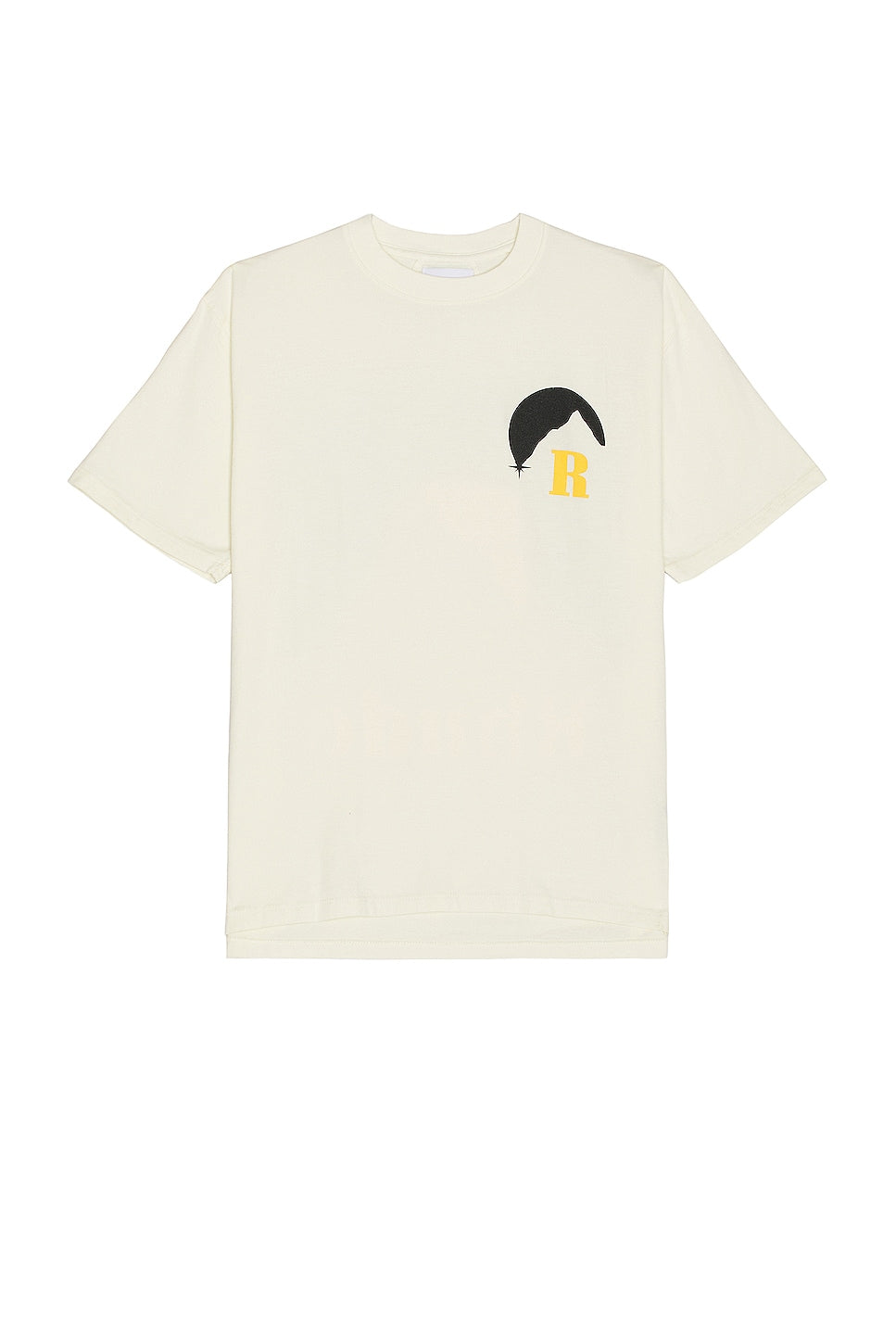 Rhude Moonlight T-Shirt Black/Yellow/Off white