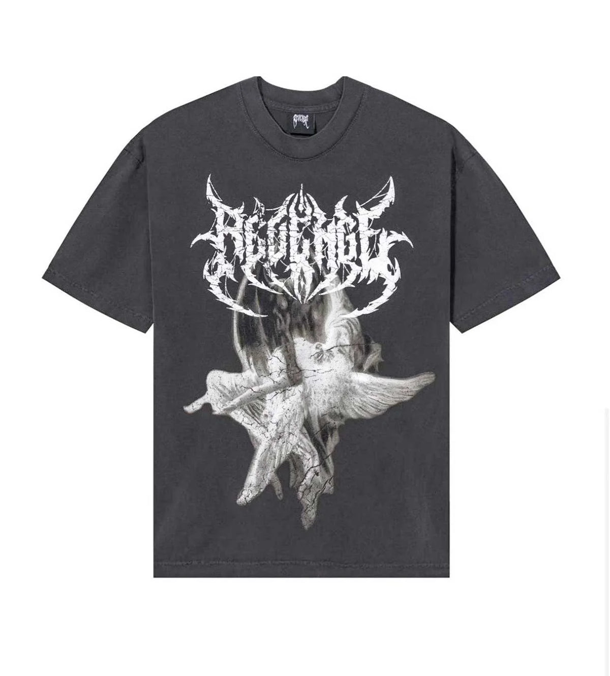 Revenge Fallen Angel Tee Vintage Black