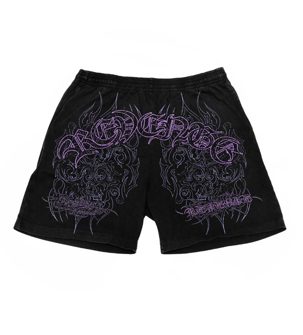Revenge X Rolling Loud Arcane Black Shorts