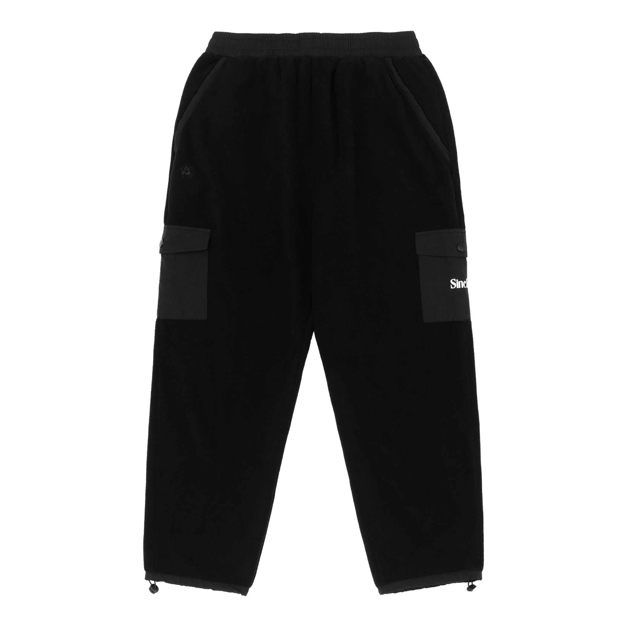 Sinclair Cargo Pocket Fleece Pants Black