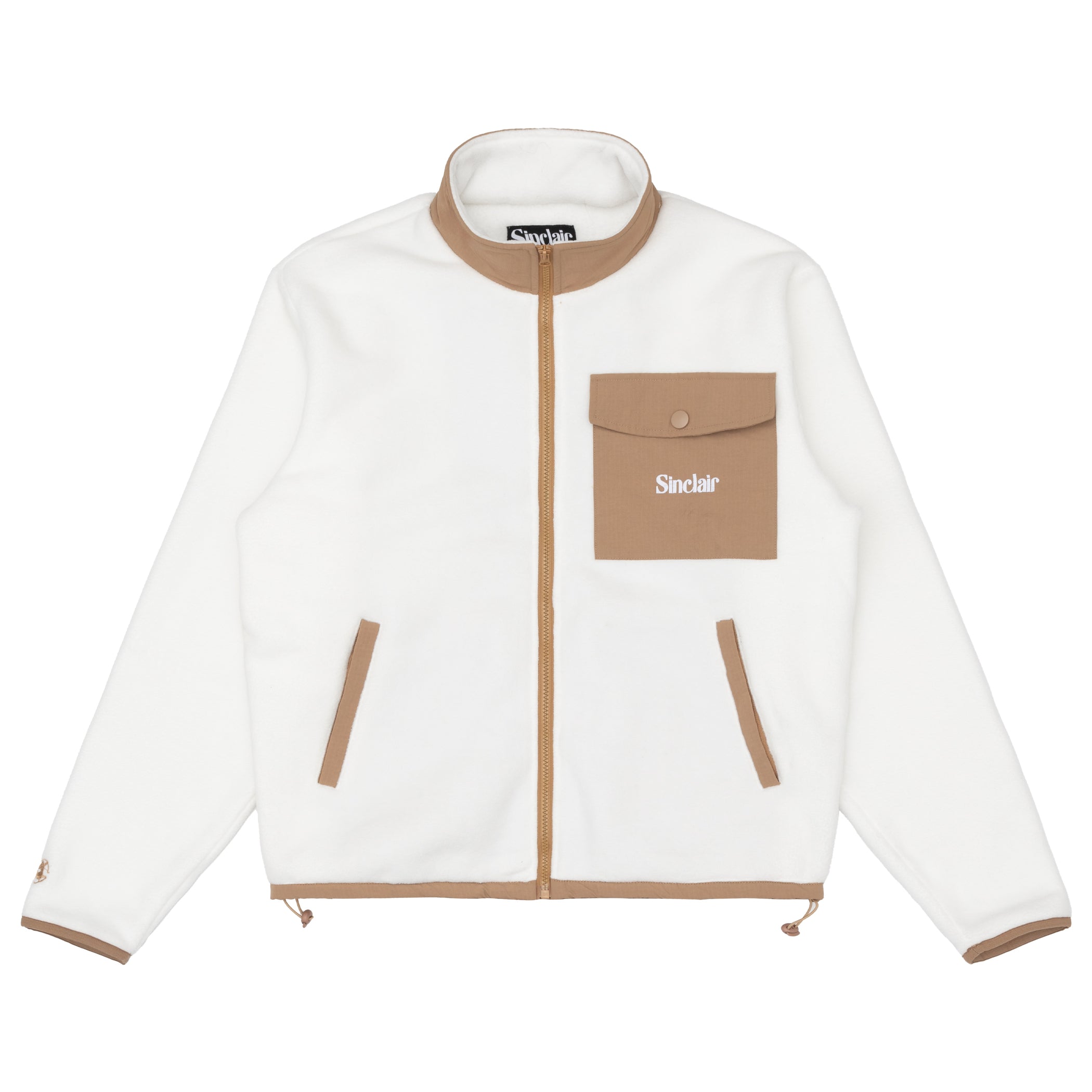 Sinclair Cargo Pocket Fleece White