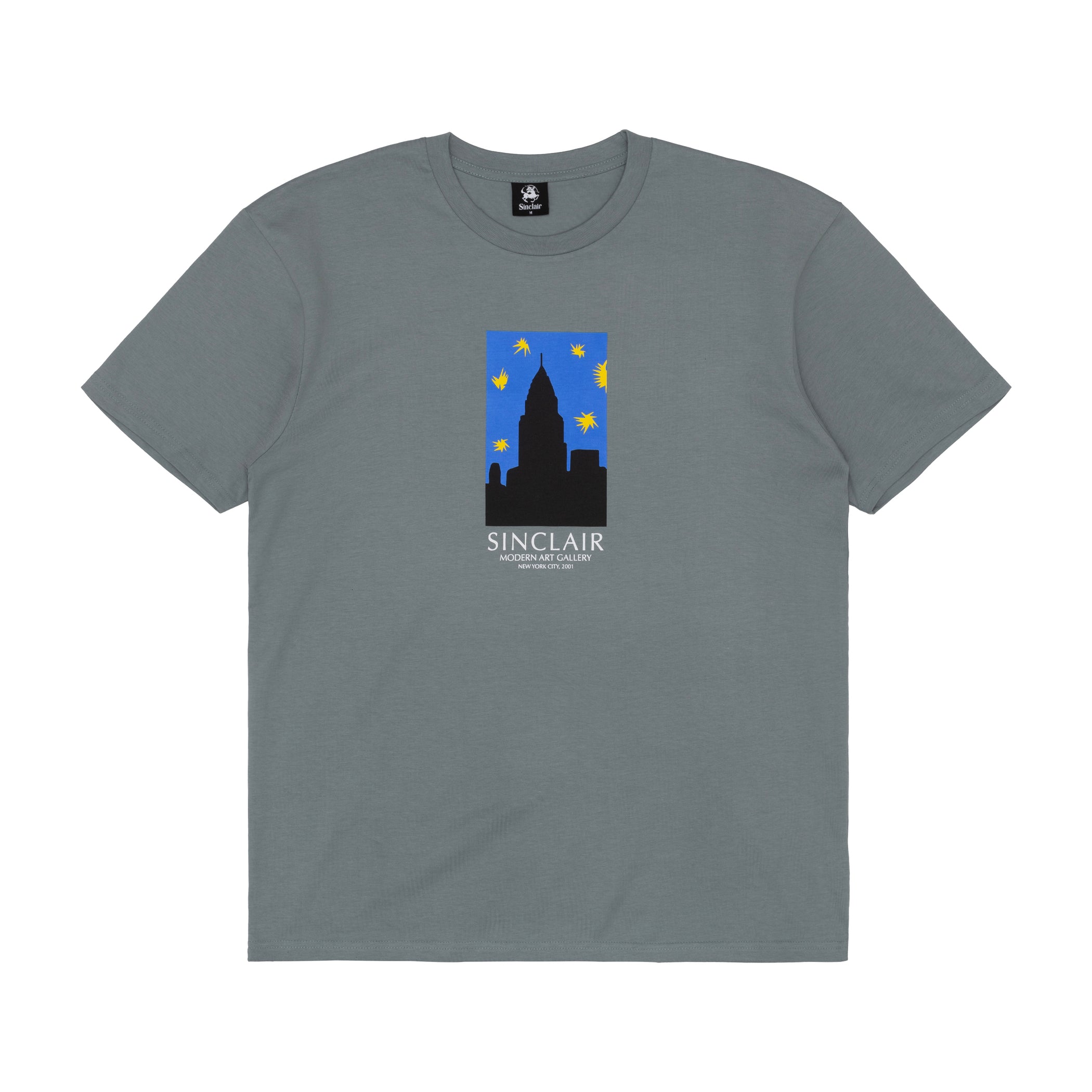 Sinclair Modern Art Teal Tee