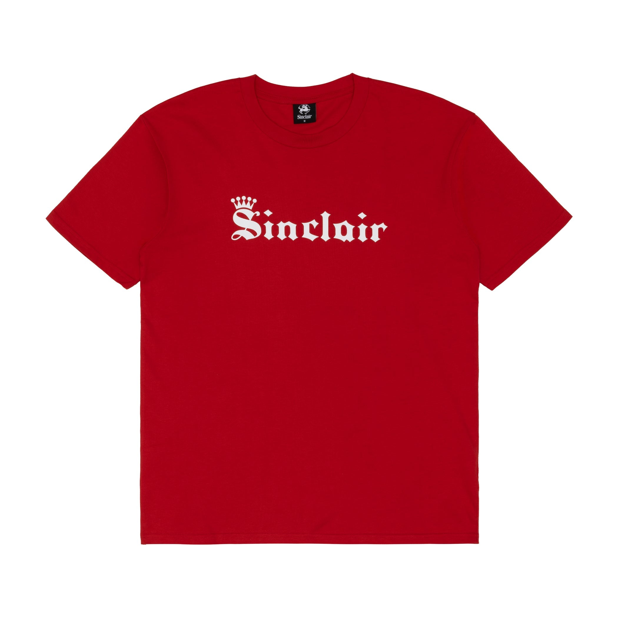 Sinclair Old English Crown Red Tee