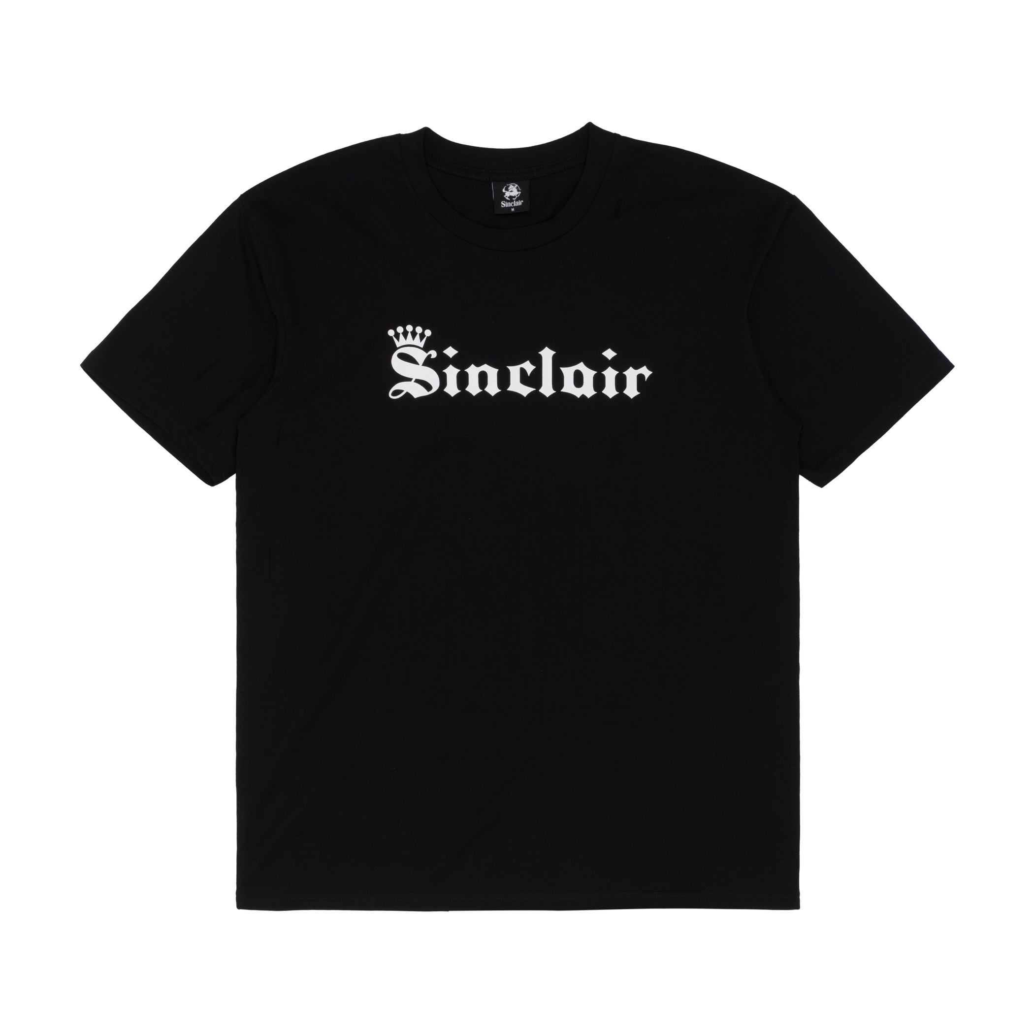 Sinclair Old English Crown Black Tee