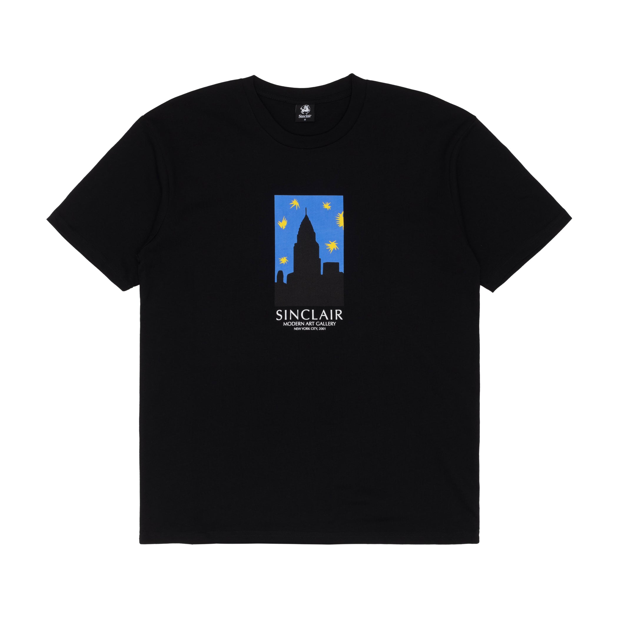 Sinclair Modern Art Black Tee