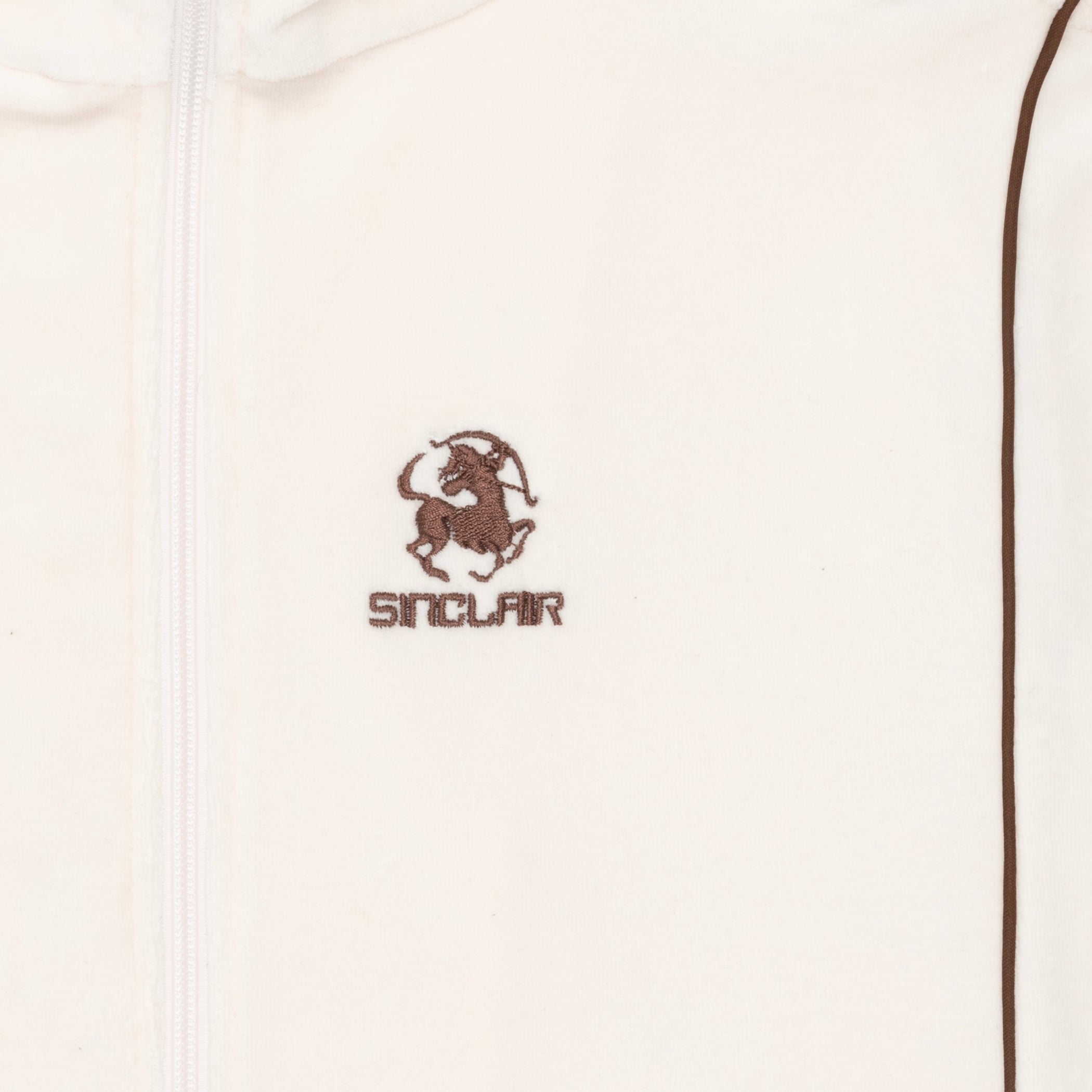 Sinclair Velour Piping Jacket Cream SS25