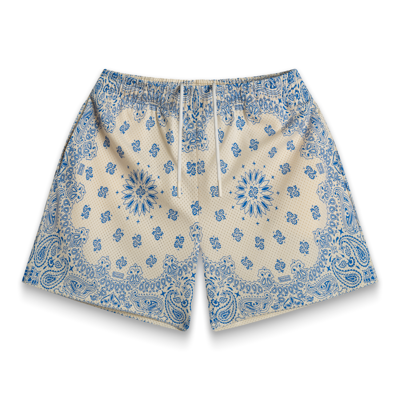 Bravest Studio Paisley Cream Shorts