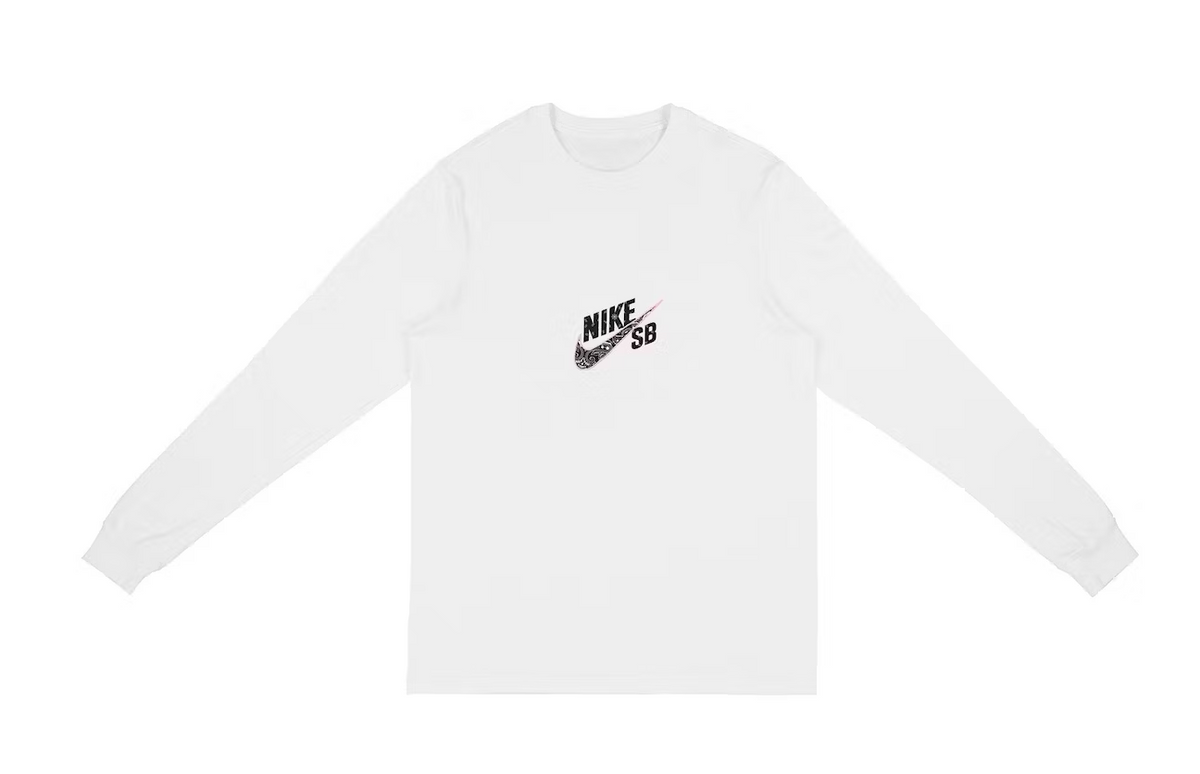 Travis Scott Cactus Jack For Nike SB Longsleeve T-Shirt White