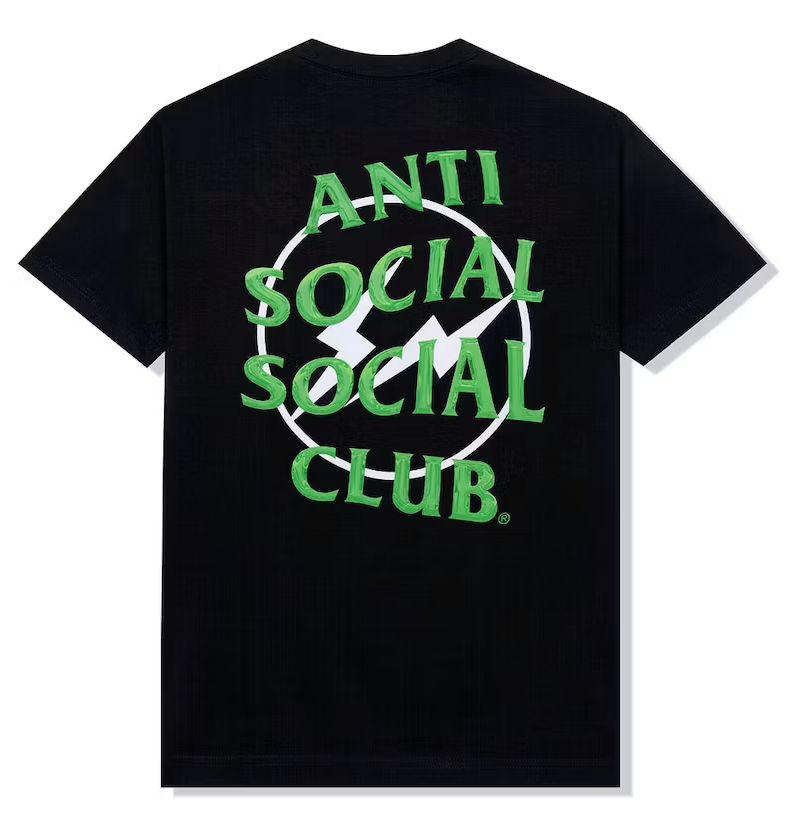 Anti Social Social Club x Fragment Precious Petals Tee (FW22) Black Green