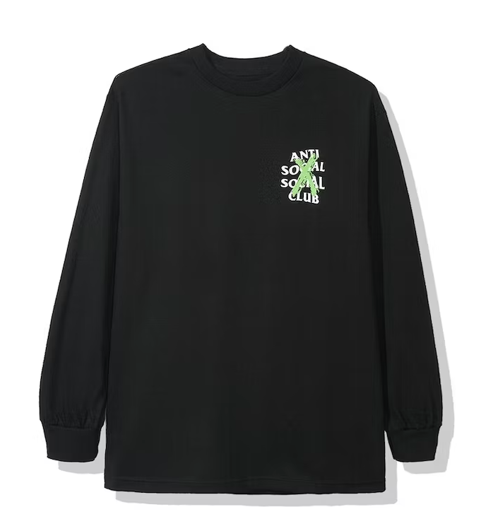 Anti Social Social Club Cancelled Remix Long Sleeve Tee (FW19) Black