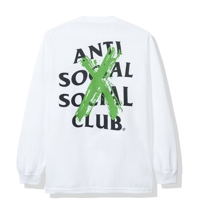 Anti Social Social Club Cancelled Remix Long Sleeve Tee (FW19) White